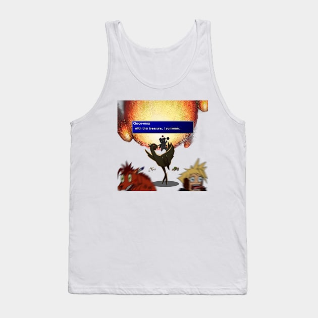 Dark Choco - Mog Final Fantasy VII Tank Top by Lotus Ink Mage